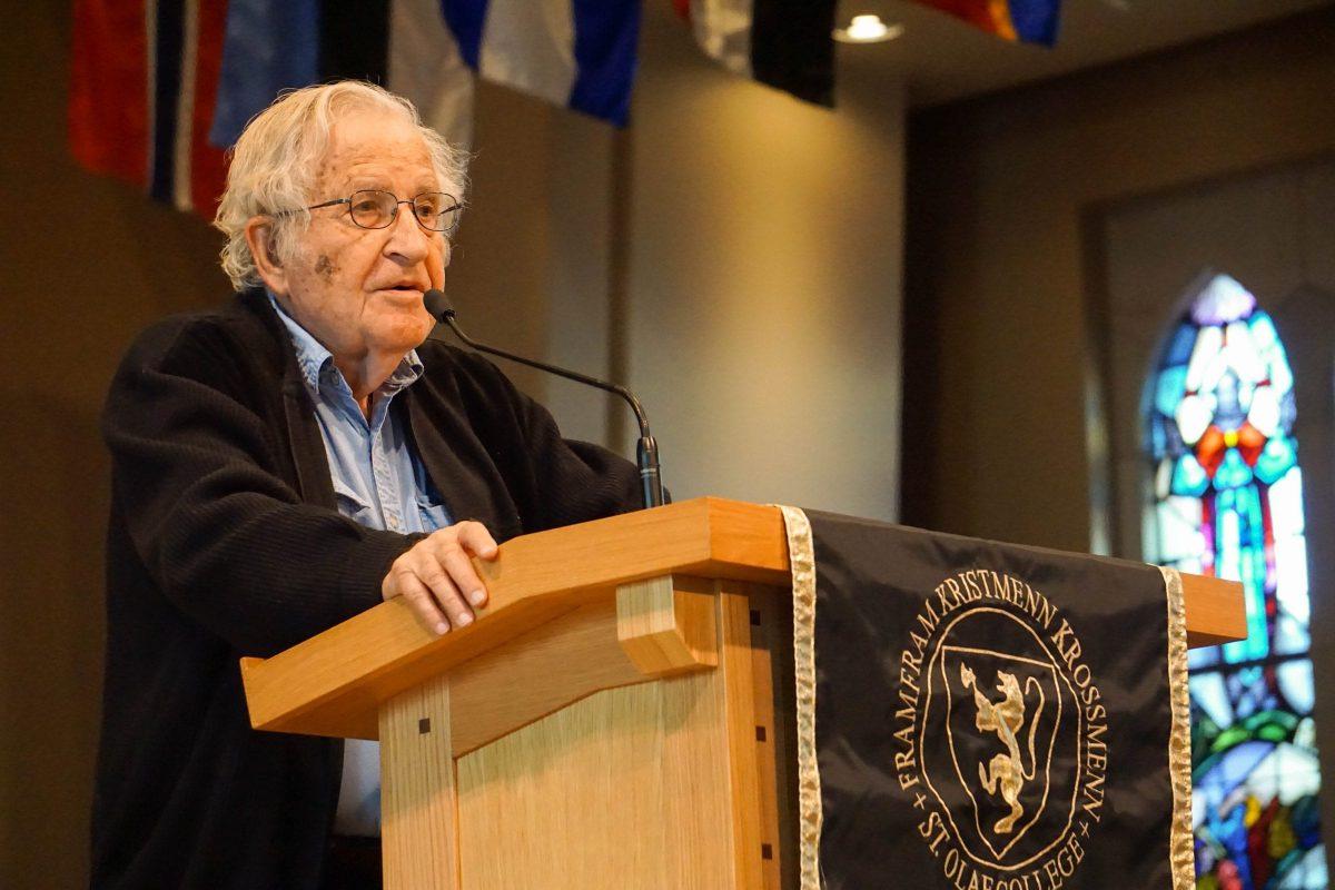 Chomsky preaches doomsday