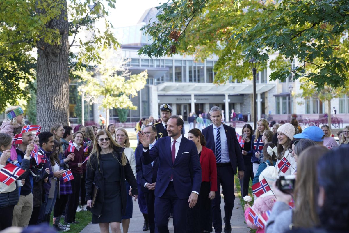 Crown Prince of Norway visits St. Olaf, celebrates 200th anniversary of Norwegian immigration to United States