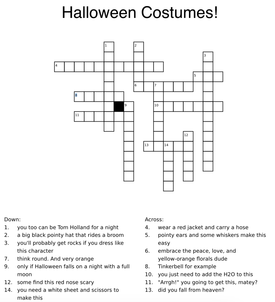 Halloween Costumes!