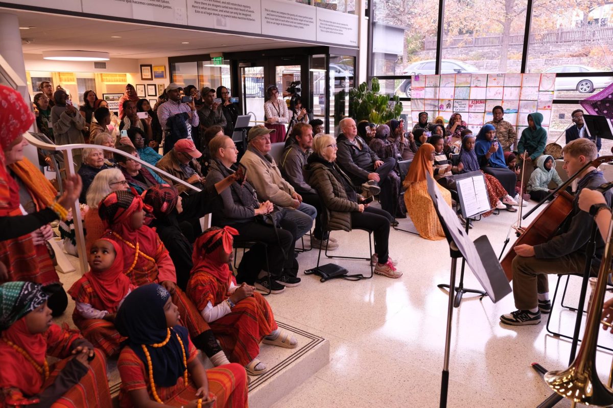 BAMSI students co-hosted a concert celebrating Somali art and music at the Northfield Public Library during the fall semester as part of their curriculum. 
