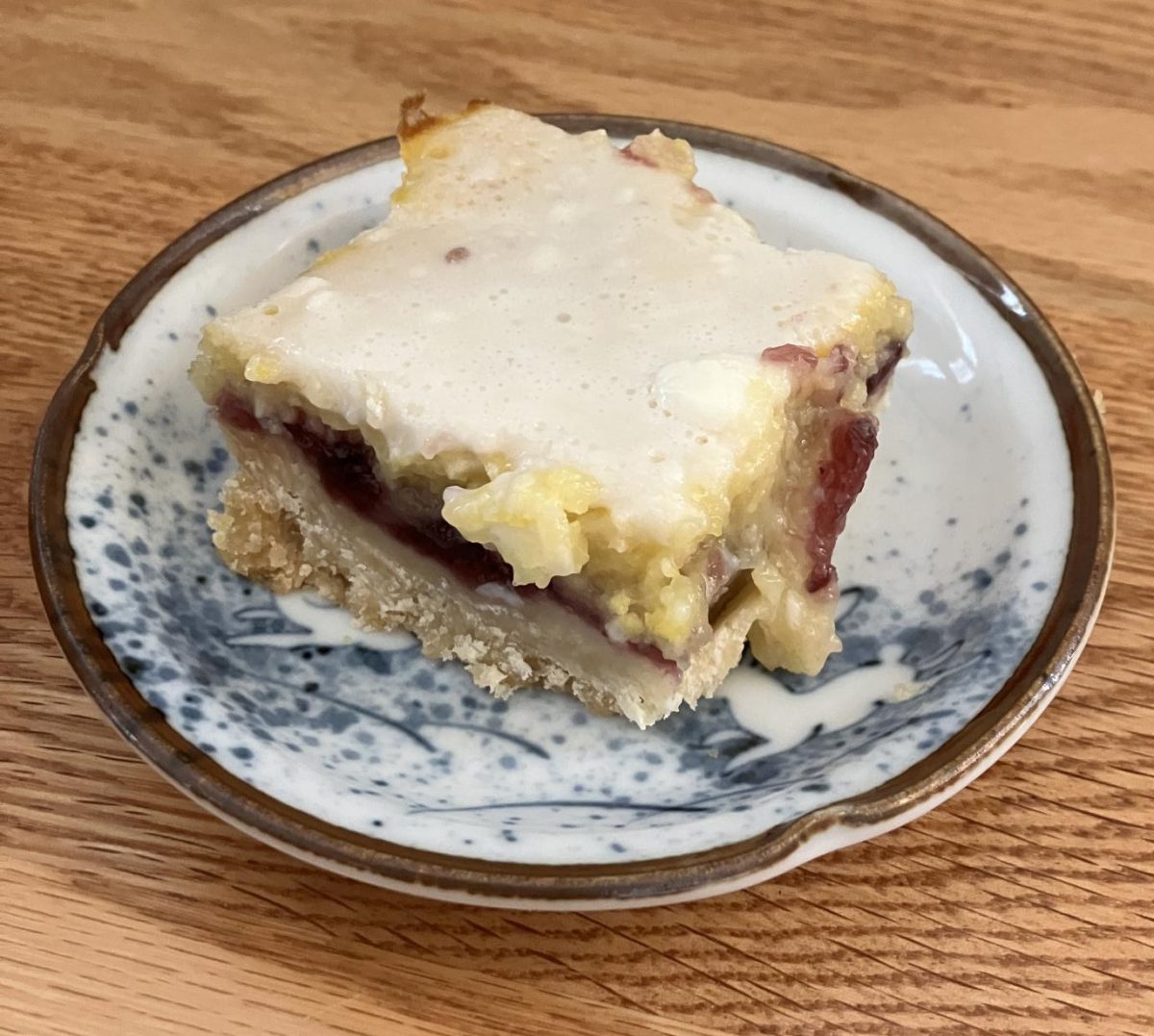 Lemon bar creation.