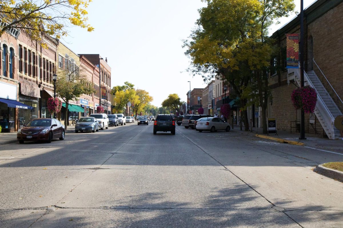 Northfield's Downtown area, Division Street, is where numerous small businesses such as River Flow Studio reside