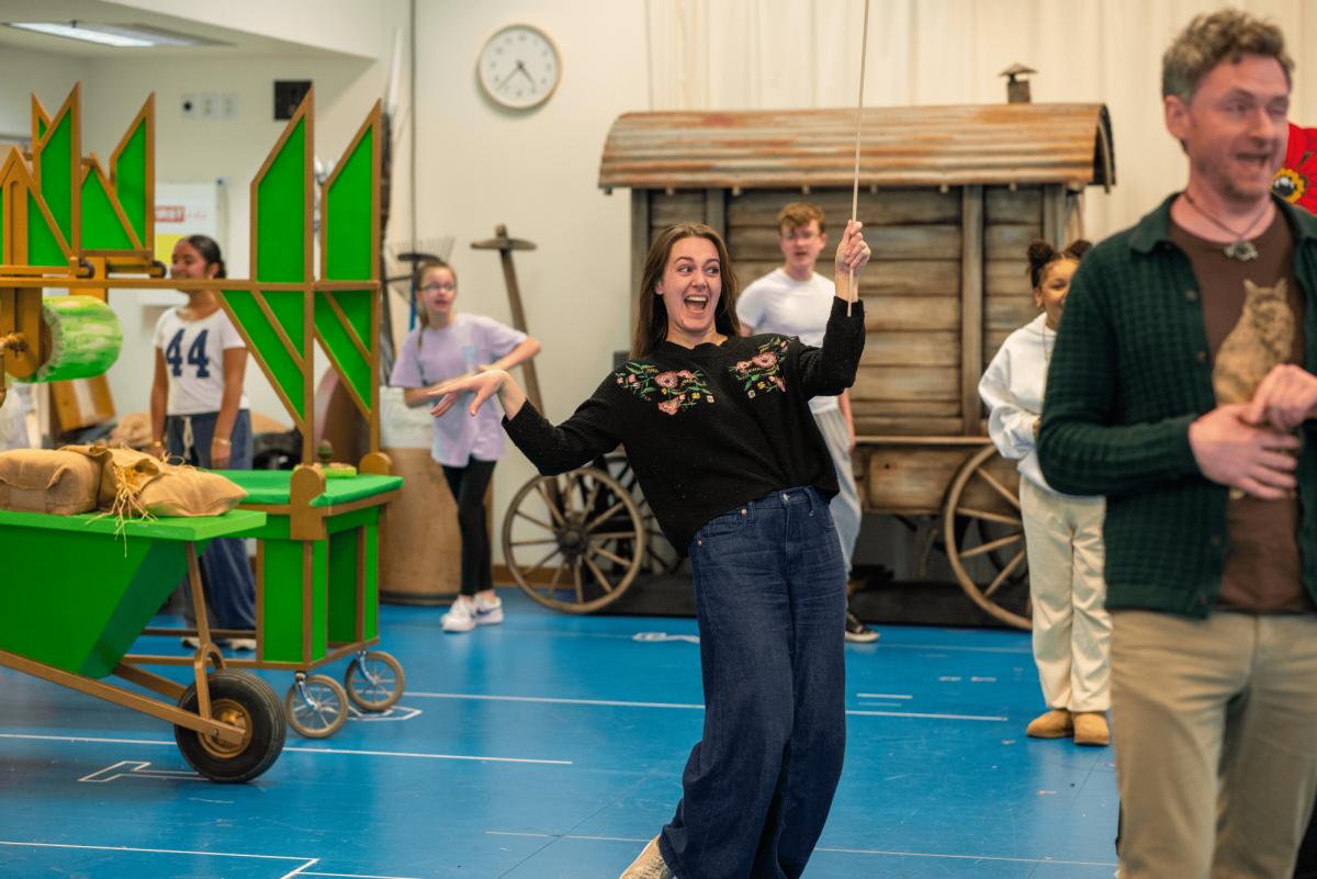 Becca Claire Hart and Riley McNutt in rehearsal for 'The Wizard of Oz' at Children's Theatre Company.