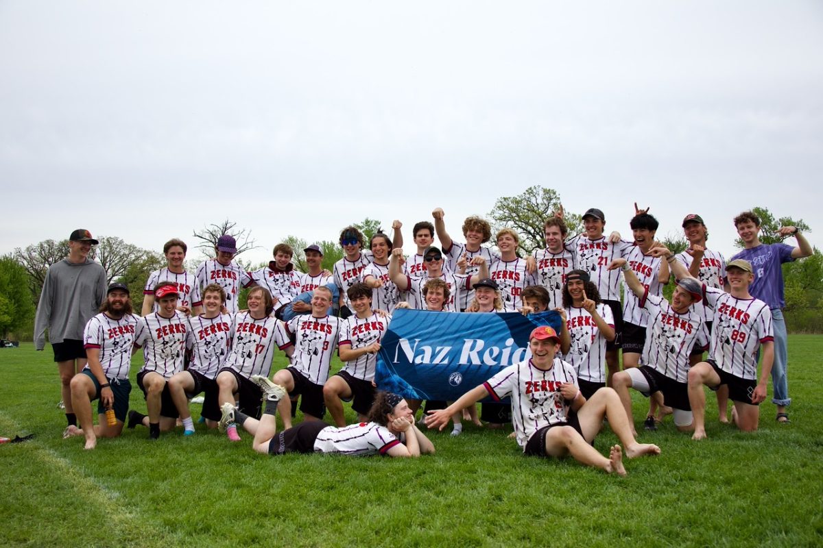 Photo of the St. Olaf Berzerkers (Zerks) Ultimate Frisbee Team